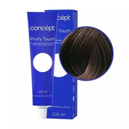 Стойкая крем-краска для волос CONCEPT PROFY TOUCH  5.0 Тёмно-русый, 100 мл