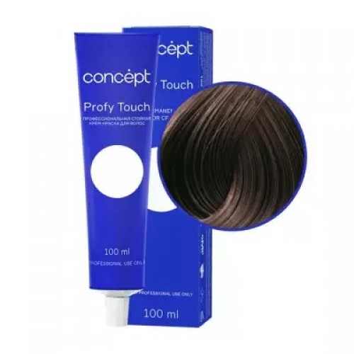 Стойкая крем-краска для волос CONCEPT PROFY TOUCH  5.77 Интенсивный темно-коричневый, 100 мл