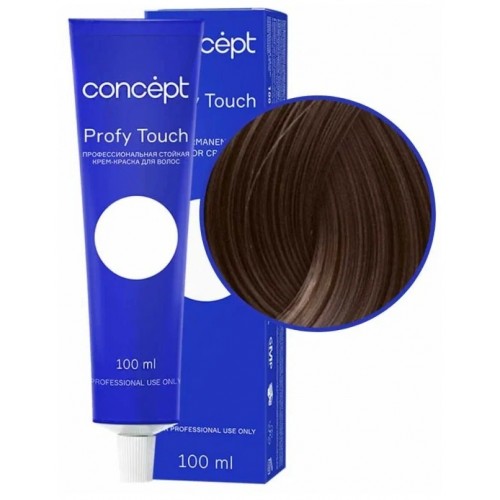 Стойкая крем-краска для волос CONCEPT PROFY TOUCH  4.73 Темный коричнево-золотистый, 100 мл
