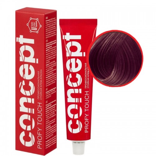 Стойкая крем-краска для волос CONCEPT PROFY TOUCH  6.6 Ультрафиолетовый, 60 мл