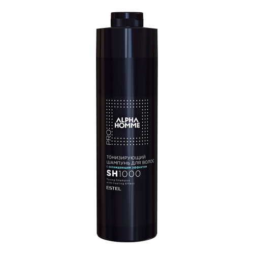 Тонизирующий шампунь для волос с охлаждающим эффектом ESTEL ALPHA HOMME PRO (1000 мл)