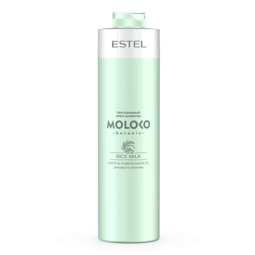 ESTEL Moloko botanic Протеиновый крем-шампунь для волос  1000 мл