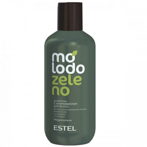 ESTEL  Molodo Zeleno  Шампунь для волос с хлорофиллом, 250мл.