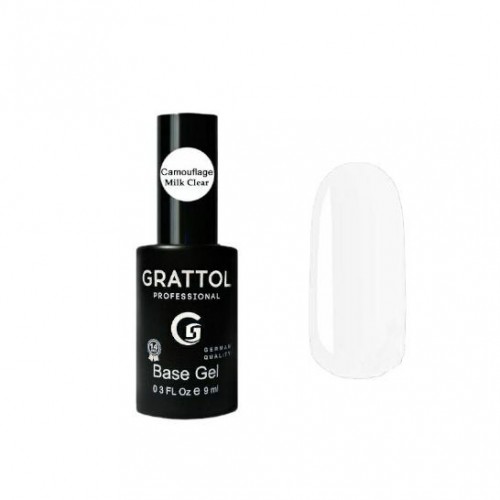 Grattol Rubber Base Camouflage Milk Clear, 9ml